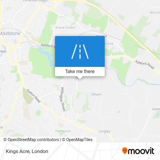 Kings Acre map