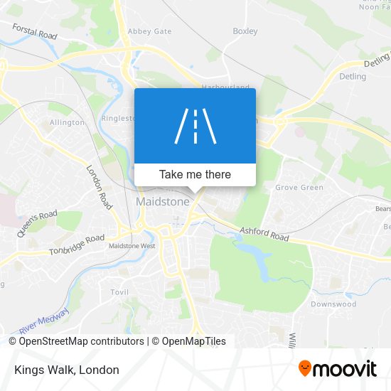 Kings Walk map