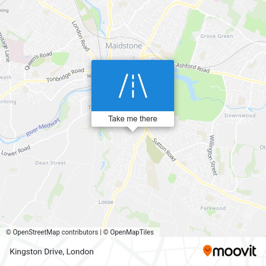 Kingston Drive map