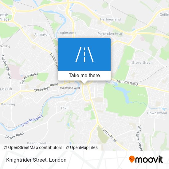 Knightrider Street map