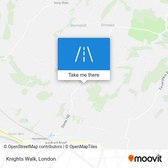 Knights Walk map