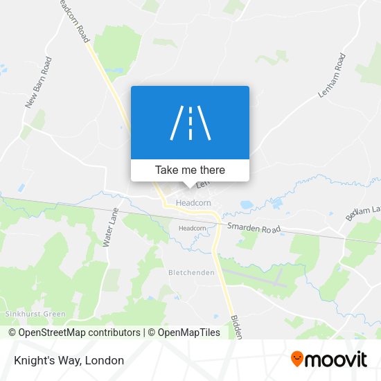 Knight's Way map