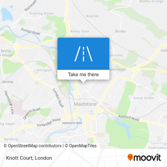 Knott Court map