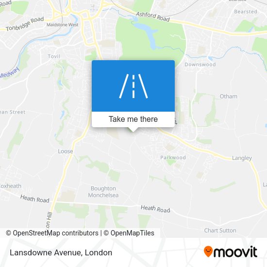 Lansdowne Avenue map