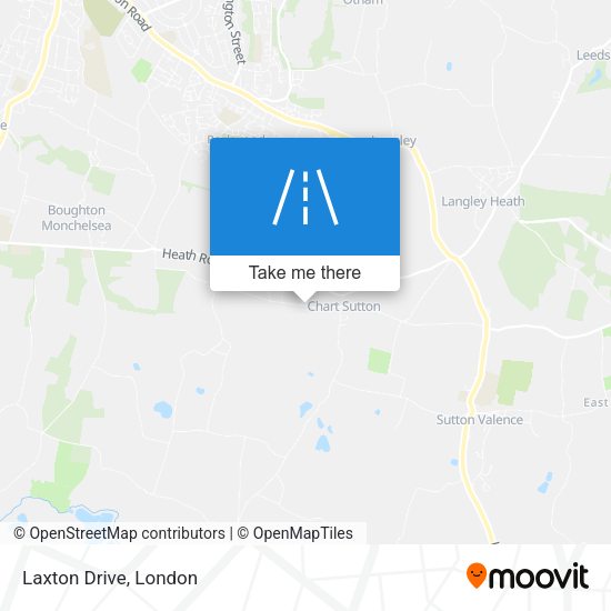 Laxton Drive map