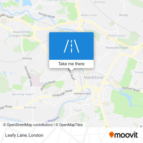 Leafy Lane map