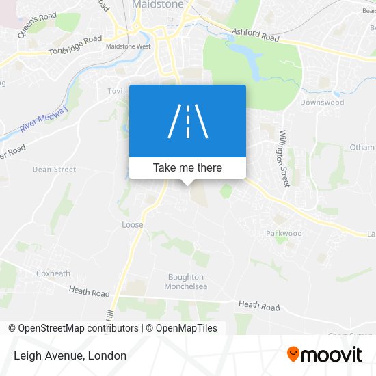 Leigh Avenue map