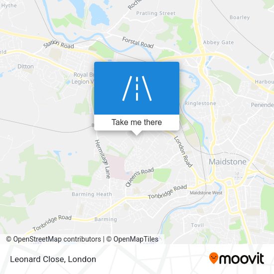 Leonard Close map