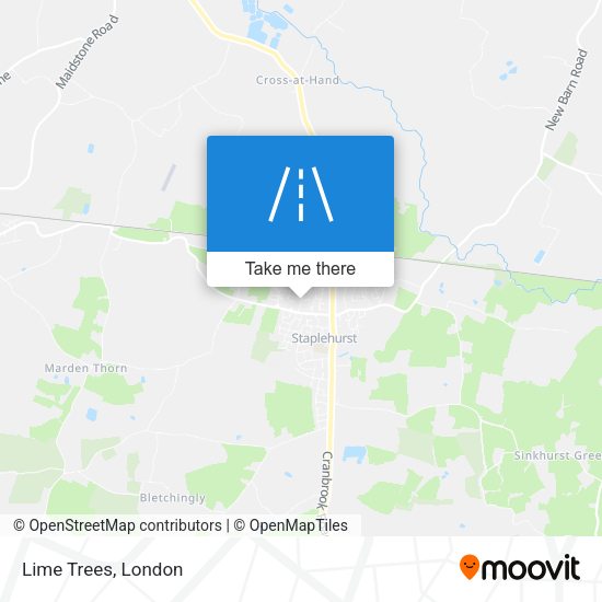 Lime Trees map