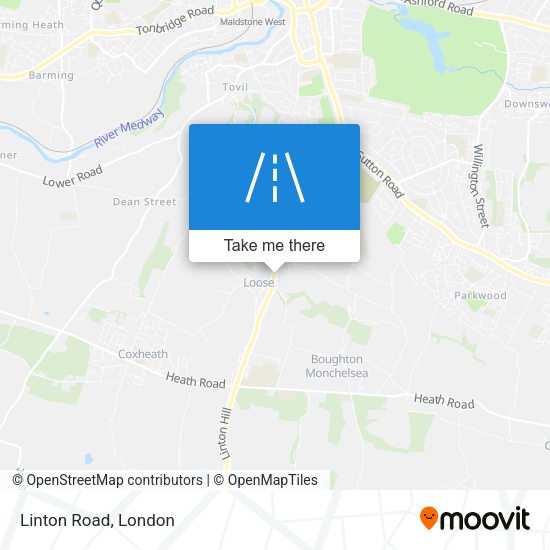 Linton Road map