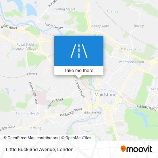 Little Buckland Avenue map