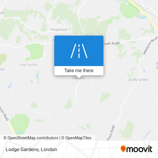 Lodge Gardens map