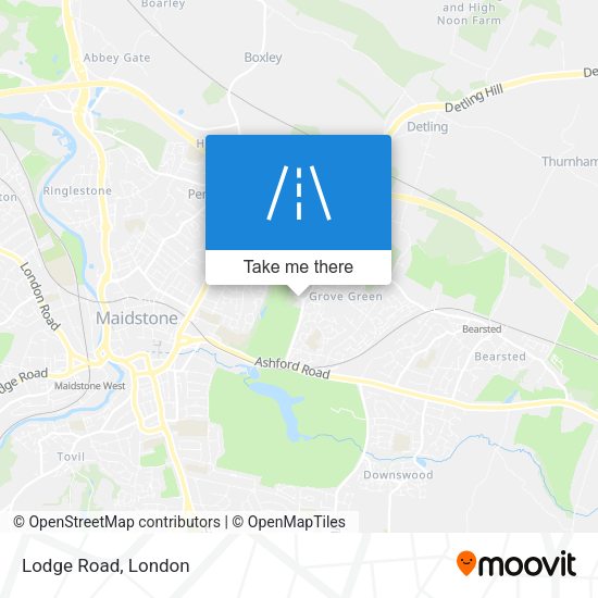 Lodge Road map