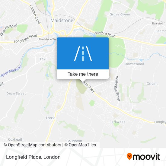 Longfield Place map