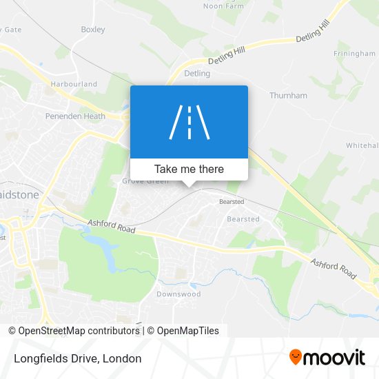 Longfields Drive map
