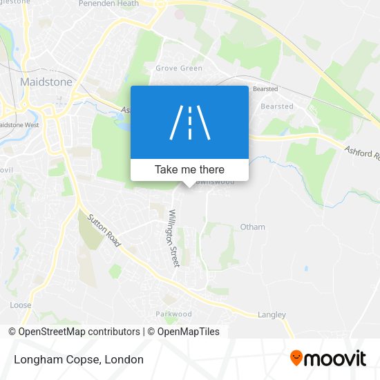 Longham Copse map