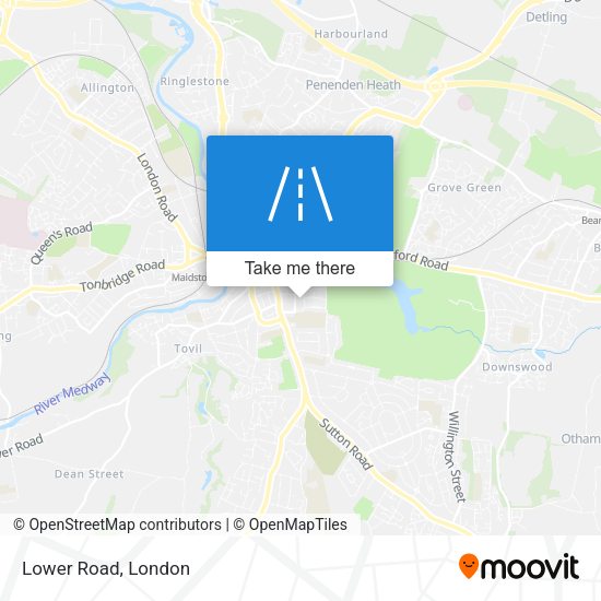 Lower Road map