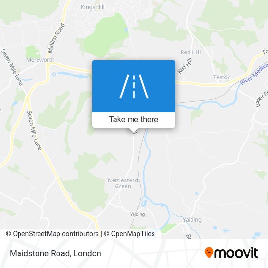 Maidstone Road map