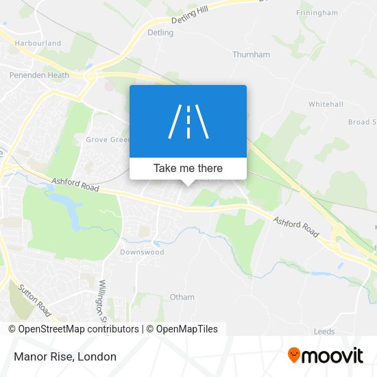 Manor Rise map