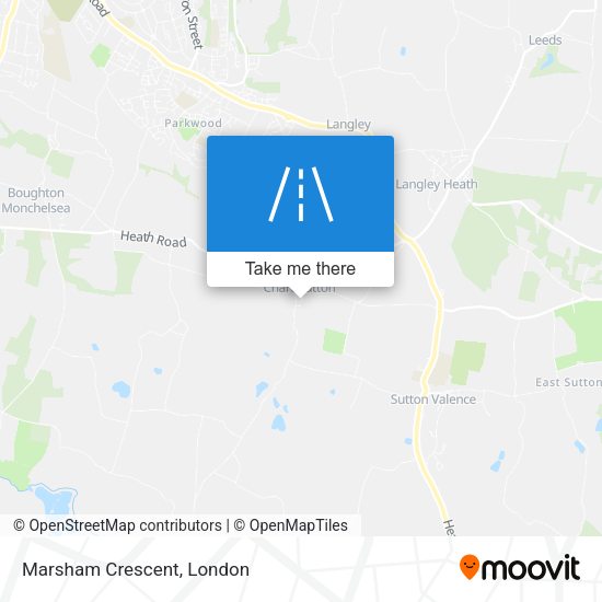 Marsham Crescent map