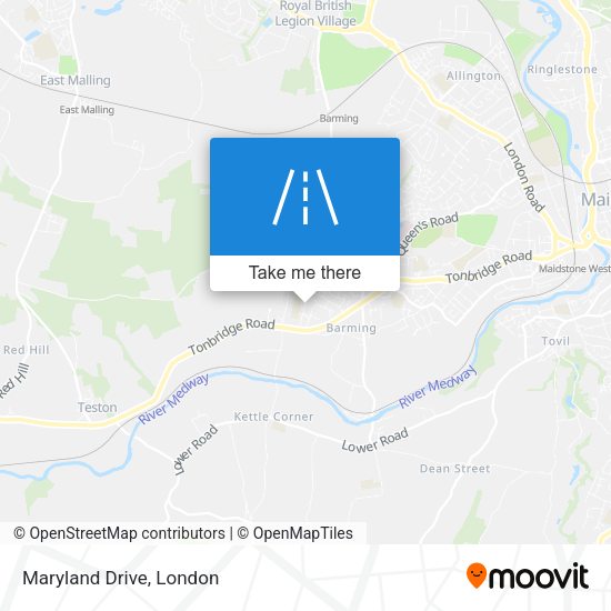 Maryland Drive map