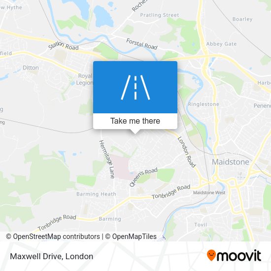 Maxwell Drive map