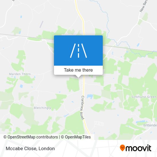Mccabe Close map