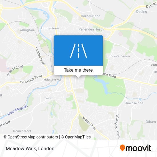 Meadow Walk map