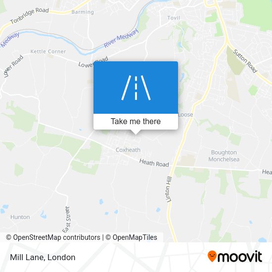 Mill Lane map