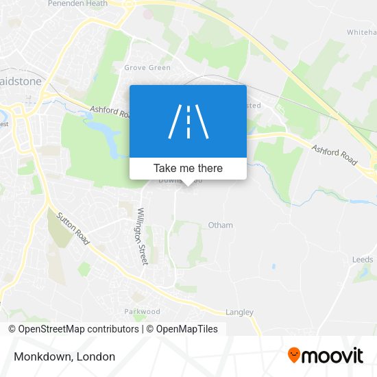 Monkdown map