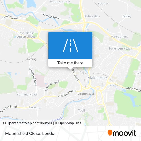 Mountsfield Close map