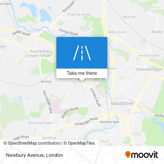 Newbury Avenue map