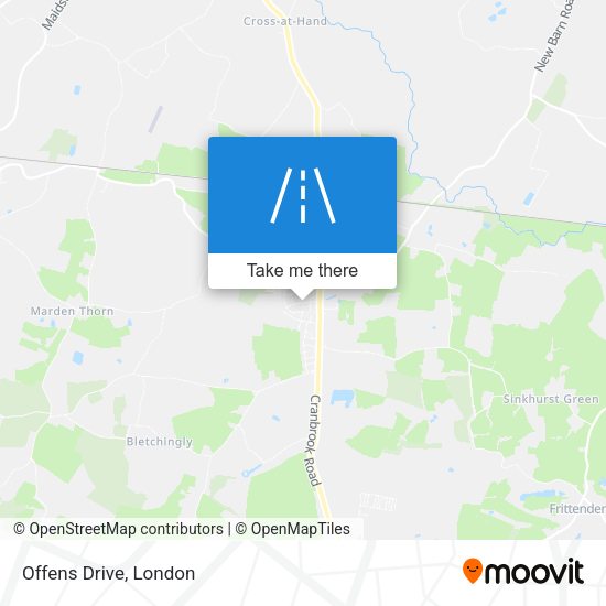 Offens Drive map