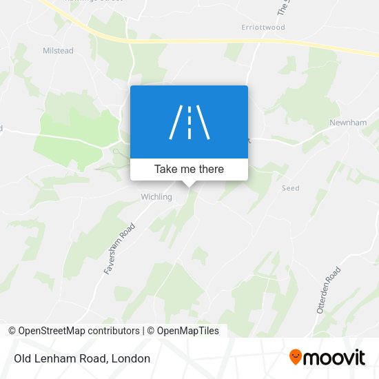 Old Lenham Road map