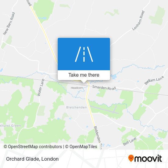 Orchard Glade map