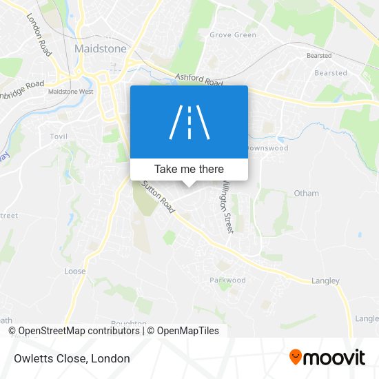 Owletts Close map