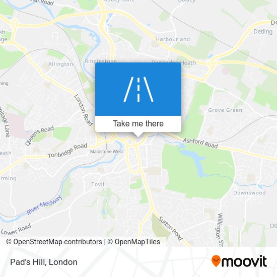 Pad's Hill map
