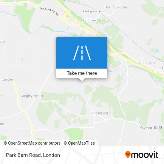 Park Barn Road map