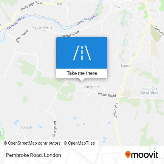Pembroke Road map