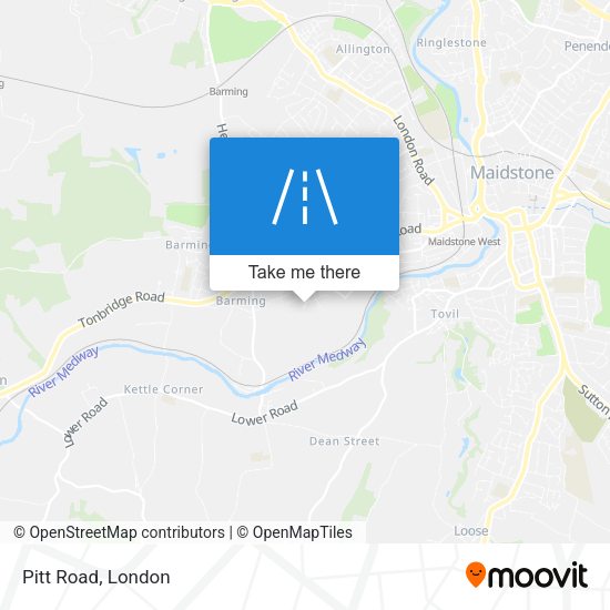Pitt Road map