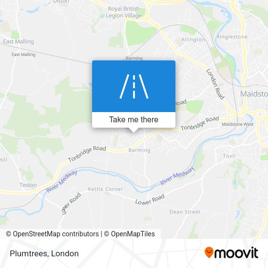 Plumtrees map