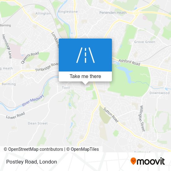 Postley Road map