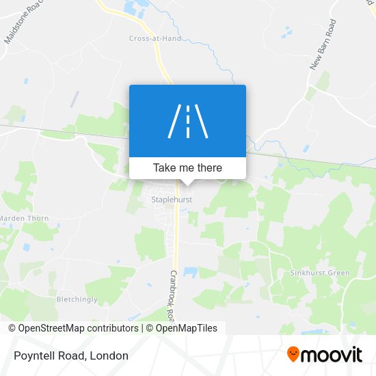 Poyntell Road map