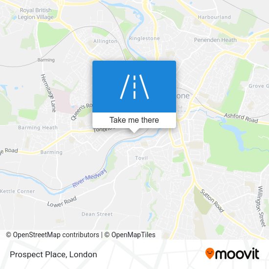Prospect Place map