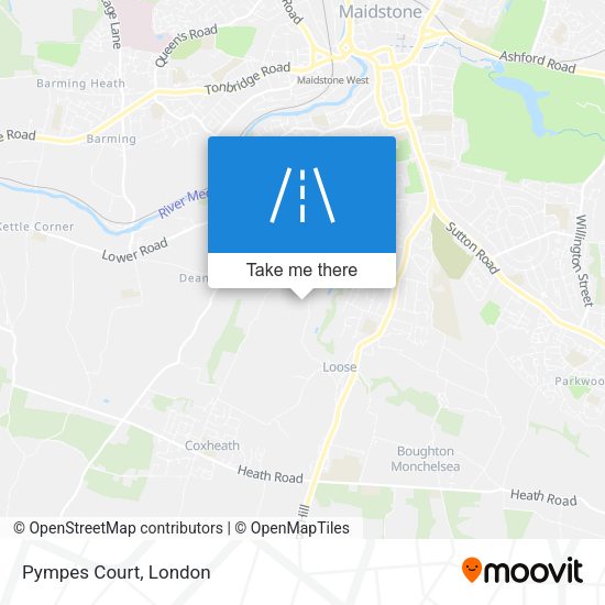 Pympes Court map