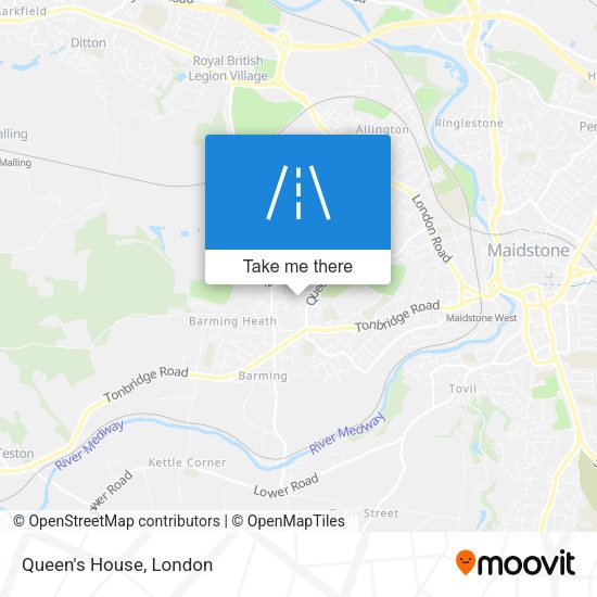 Queen's House map