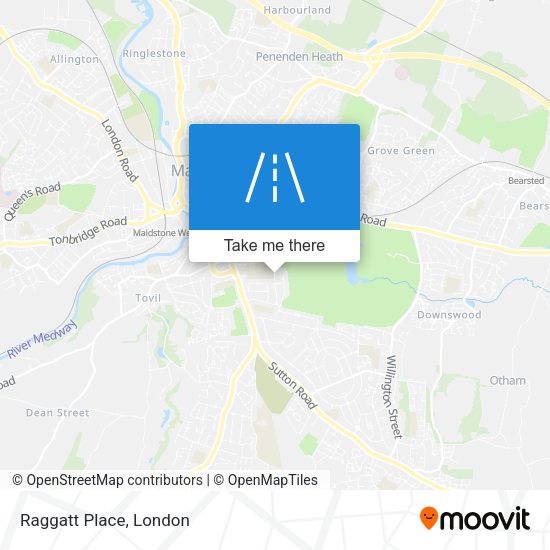 Raggatt Place map