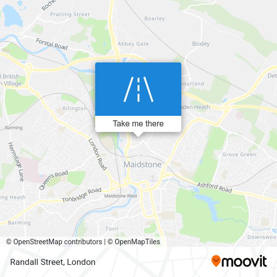 Randall Street map