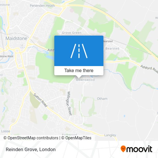 Reinden Grove map