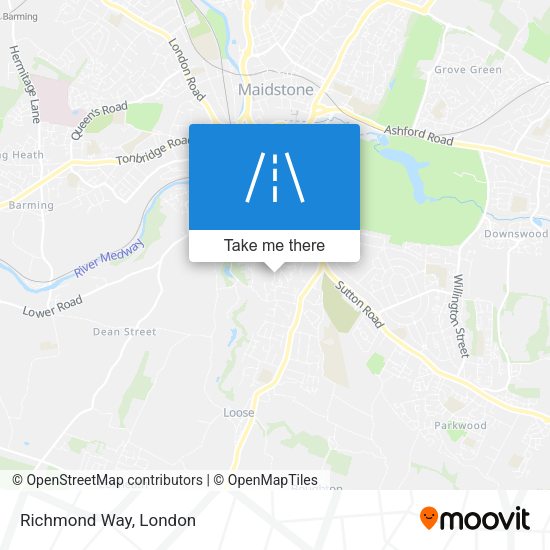 Richmond Way map